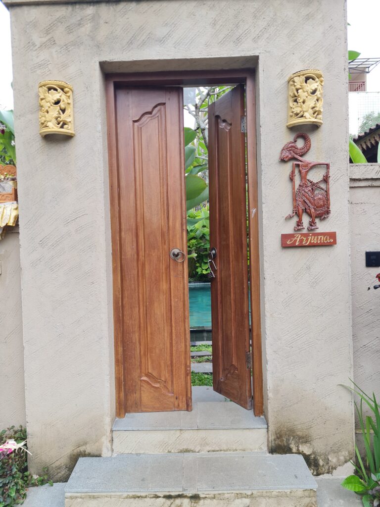 entrance to our private villa and pool