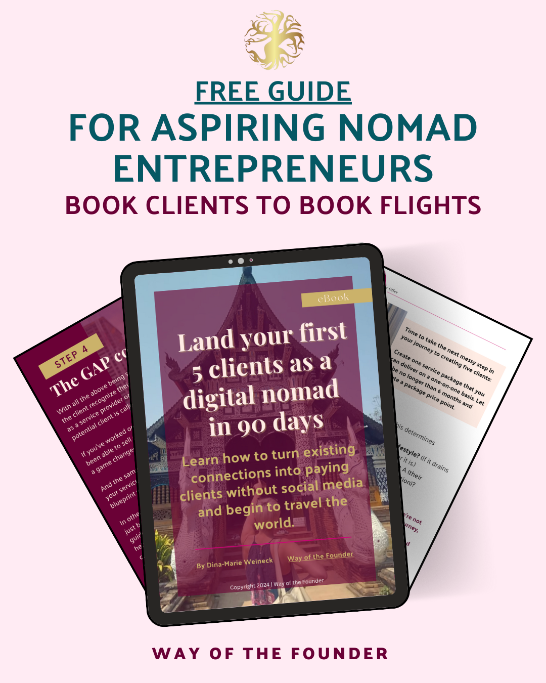 land your first five clients as a digital nomad. learn how to activate your existing network to book clients without social media and strt to travel the world.