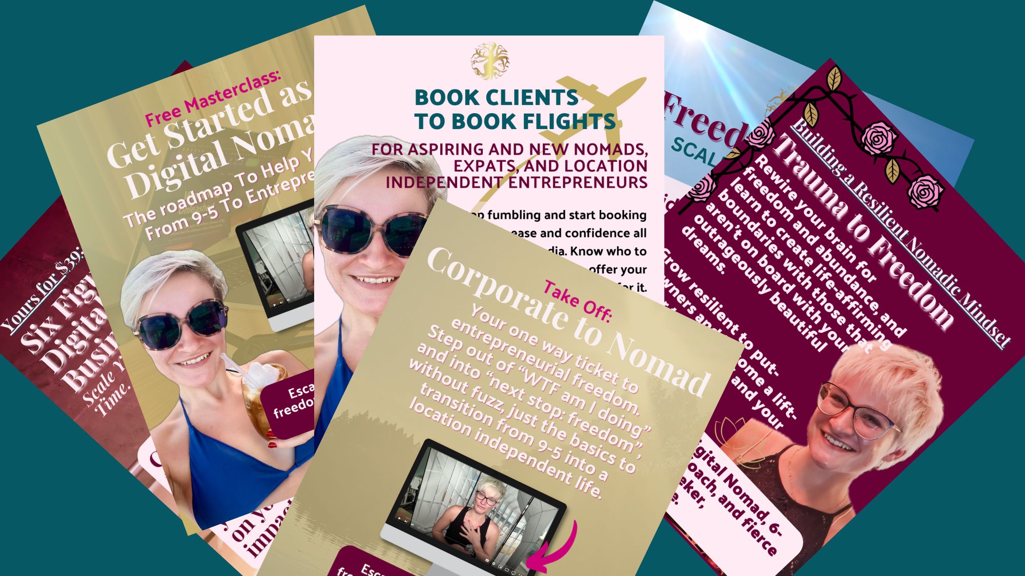 Invitation to download my free guide for Nomad Entrepreneurs to create purpose-aligned business goals