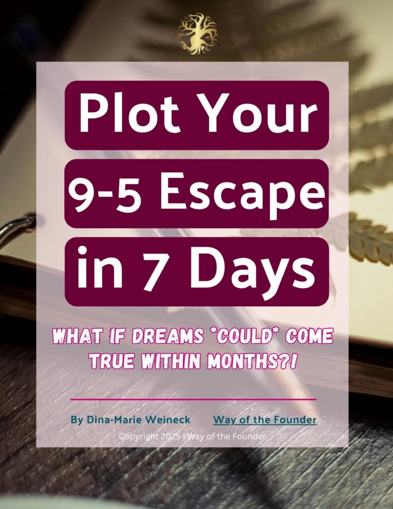 Plot Ypur 9-5 Escape in 7 Days. What if dreams could come true within months?